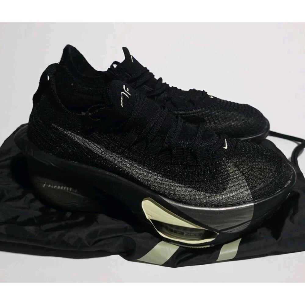 Nike Air Zoom Alphafly Next% 3 "Black/Silver-Olive" (HV6350-001) Men's Size 6.5